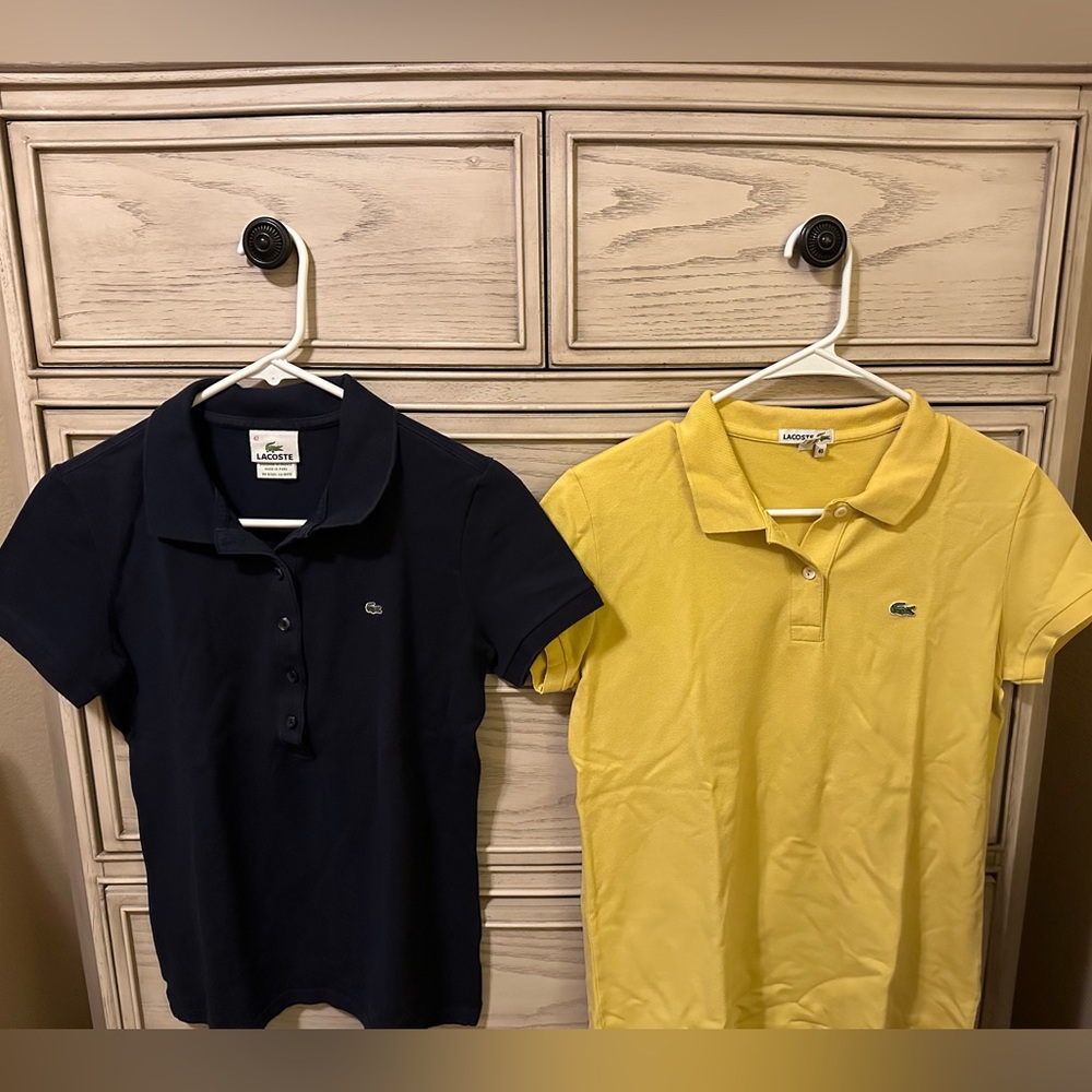 SOLD ❌Bundle of 2 Lacoste Polo shirts